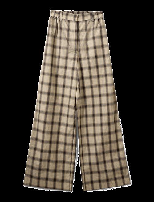 Sofie Schnoor | Reinesw Check Wide Leg Trousers | 42