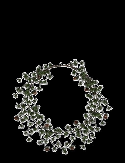 house doctor | Wreath, Hdtorch, Green | 50X50X1CM