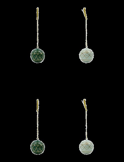 house doctor | Ornaments, Hdmach, Dark Green;Mint Green | 4X4X1CM