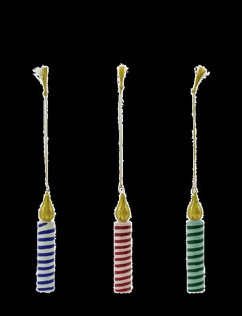 house doctor | Christmas Ornament, Hdcandle, Green | 1.5X1.5X9CM