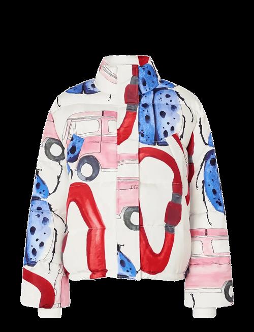 STINE GOYA | 2424 Printed Tech, Long Sleeve Puff | XS