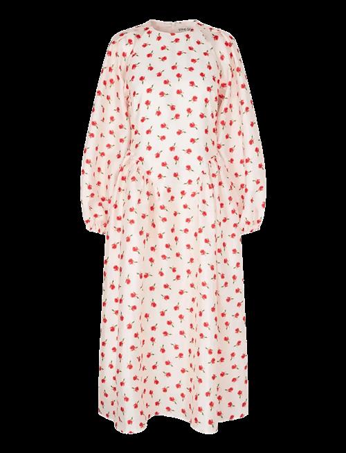 STINE GOYA | Flat Textured Poly, Long Sleeve Voluminous Dress | L