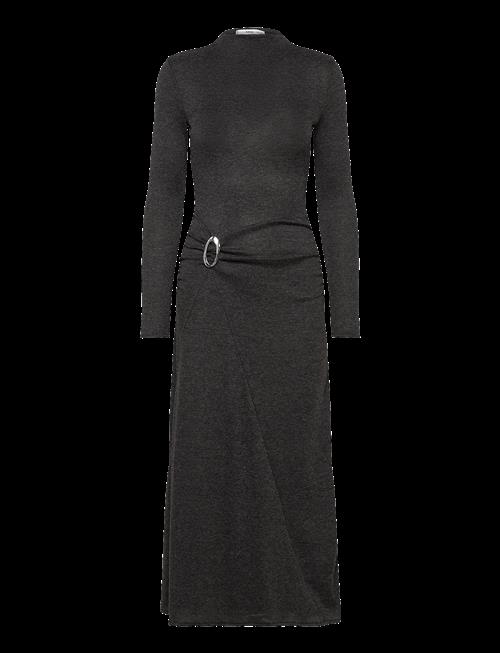 Mango | Fine-Knit Dress With Metallic Detail | M