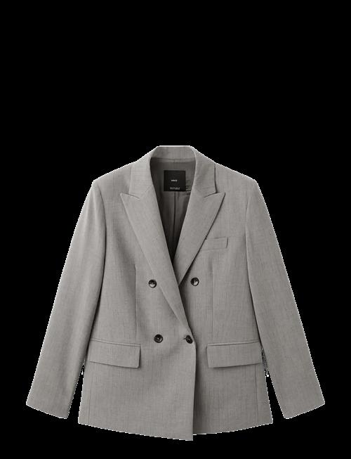 Mango | Double-Breasted Wool Blend Blazer | S