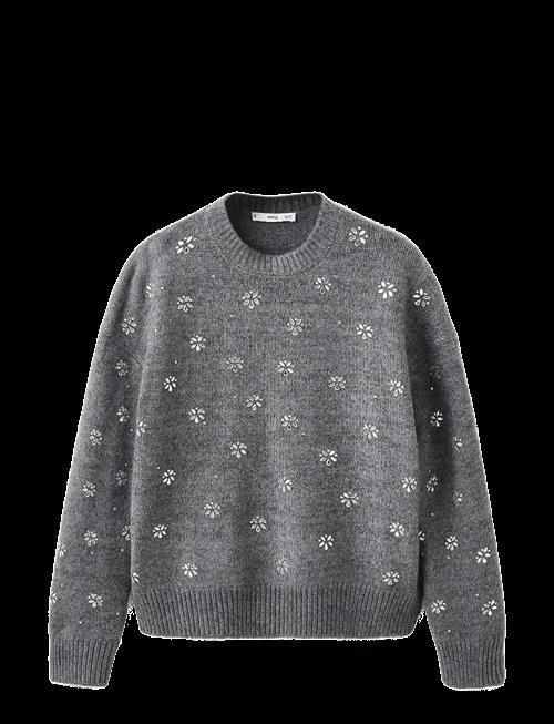 Mango | Crystal Detail Sweatshirt | XS