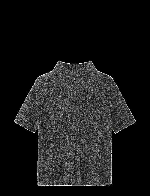 Mango | Speckled Perkins-Neck Sweater | XS