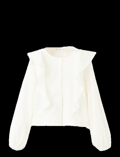 Mango | Ruffled Lurex Blouse | 122