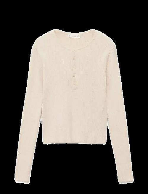 Mango | Ribbed Sweater With Buttons | 11-12