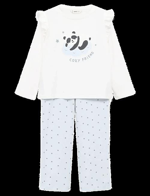 Mango | Printed Long Pyjamas | 4-5