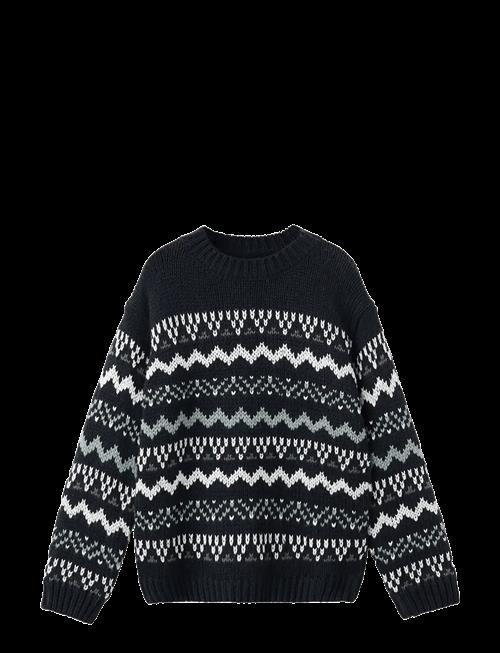 Mango | Knitted Sweater With Trim | 9-10