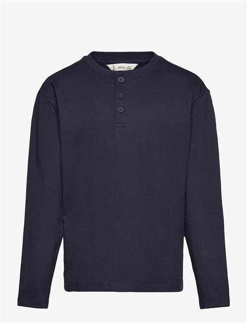 Mango | Buttoned Cotton T-Shirt | 5-6