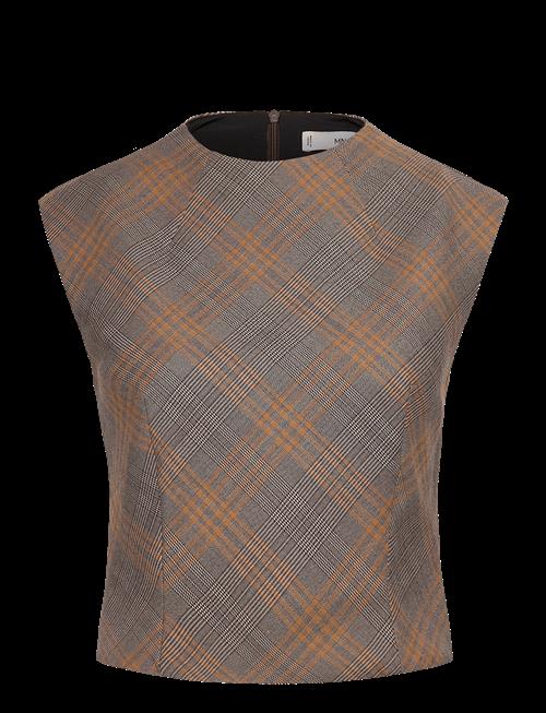 Mango | Fitted Check Top | M