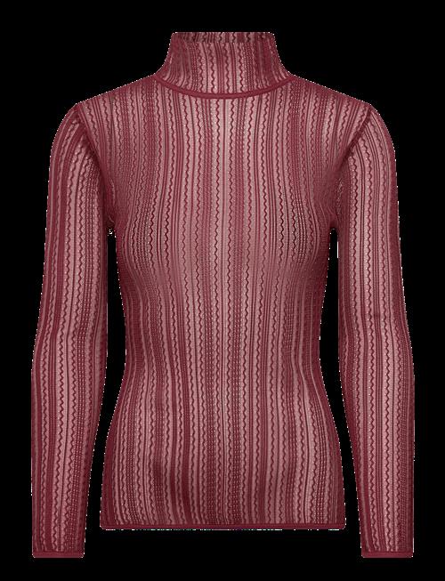 Malina | Zelie Sheer Knitted Turtleneck Top | XS