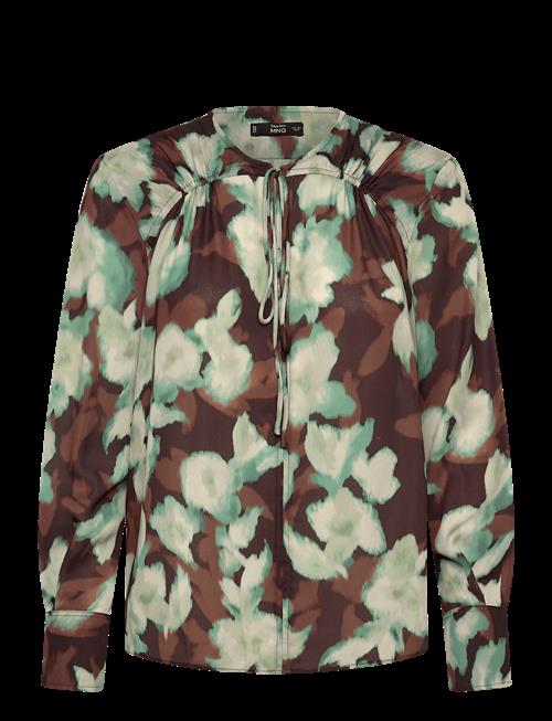 Mango | V-Neck Blouse With Tie | S