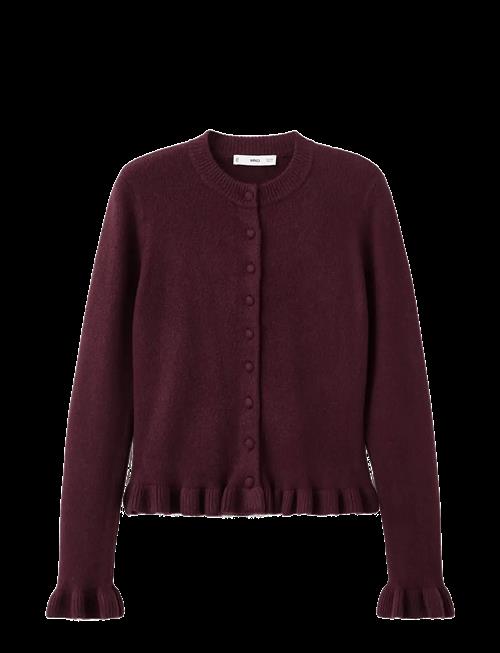 Mango | Ruffle  Knit Cardigan | S