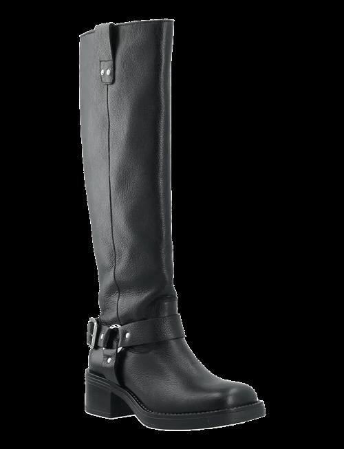 Bianco | Biamary Knee High Biker Boot Tumbled Leather | 39