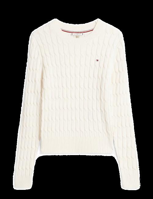 Tommy Hilfiger | Co Cable Mid Gg C-Nk Ls Swt | XXS