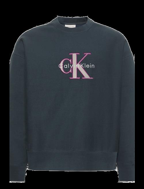 Calvin Klein Jeans | Premium Tri-Color Monologo Cn Sw | XS