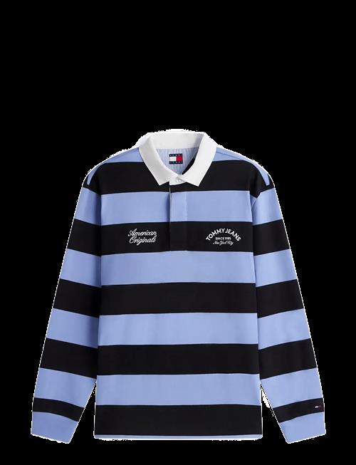 Tommy Jeans | Tjm Rlx Stripe Graphic Rugby Ext | L