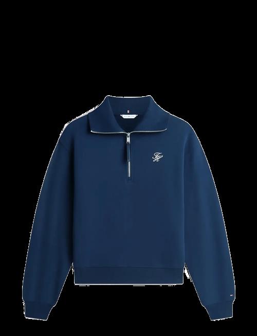 Tommy Hilfiger | Th Script Half Zip Terry Swtshrt | XS