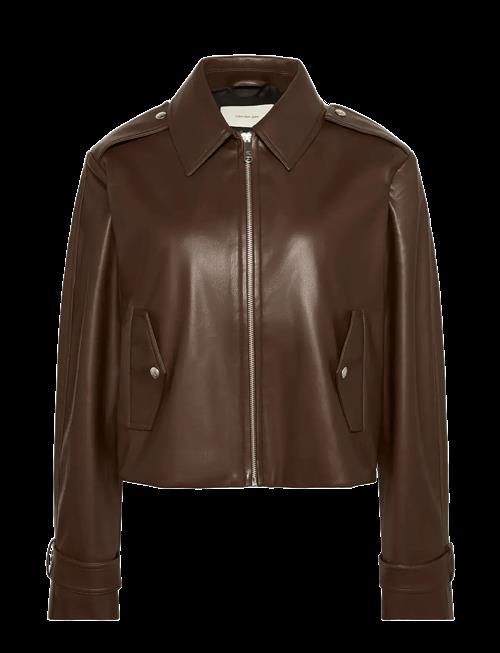 Calvin Klein Jeans | Leather Moto Jacket | XS
