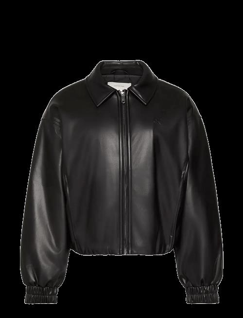 Calvin Klein Jeans | Faux Leather Insulated Bomber | XL