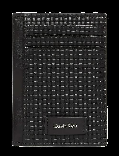 Calvin Klein | Embossed Woven N/S Card Case | ONE SIZE