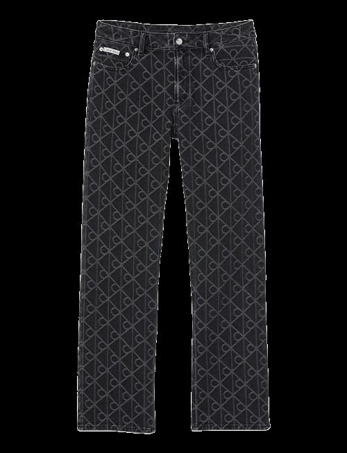 Calvin Klein Jeans | Signature 90S Straight Black Emb | 29 x 32