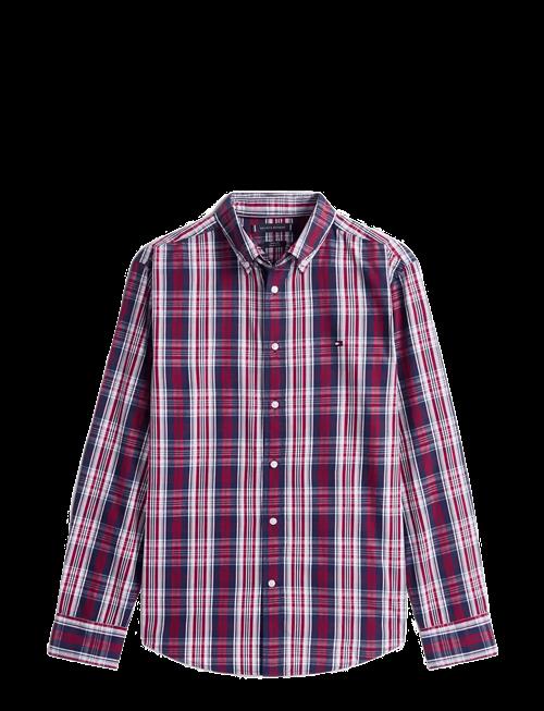 Tommy Hilfiger | Flex Poplin Medium Check Shirt | XL