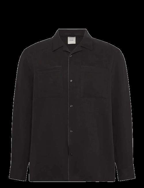 Calvin Klein | Ls Glossy Camp Collar Easy Shirt | S