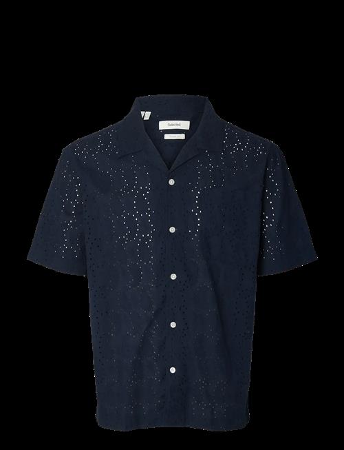 Selected | Slhrlxjax Broderie Ss Shirt | XXL