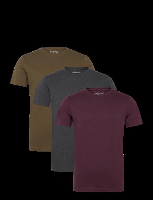 Selected | Slmcormac Ss O-Neck Tee 3-Pack Noos | M