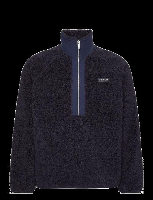 Calvin Klein | Ls Sherpa Roll Neck Qtr Zip Po | XL