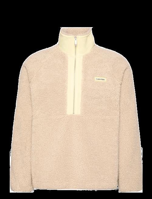 Calvin Klein | Ls Sherpa Roll Neck Qtr Zip Po | L