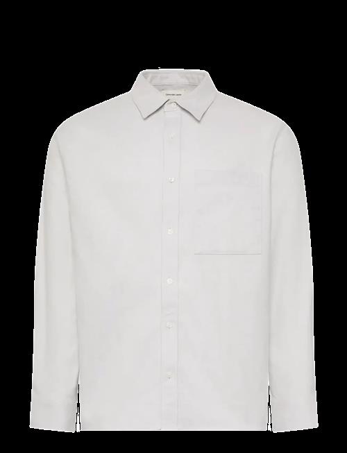 Calvin Klein Jeans | Ls Melange Flannel Easy Shirt | M
