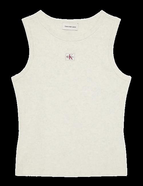 Calvin Klein Jeans | Heritage Label 2X2 Baby Rib Tank | XXS