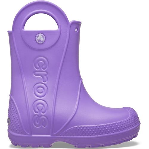 Crocs Handle It Rain Boot K PPl Purple Pulse 23-24 EU  Lilla  23-24 EU  Drenge, Piger