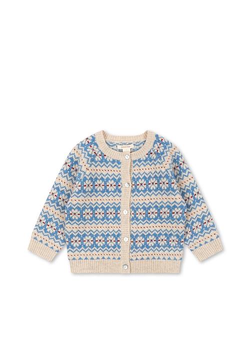 Konges Sløjd Billi Cardigan Blue Multi  Blue Multi-6Y  Blå  6 år  Drenge, Piger