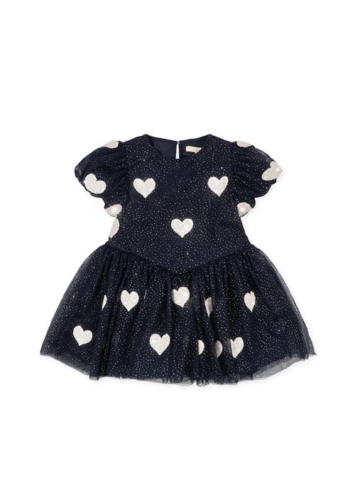 Konges Sløjd Heartlily Kjole Coeur Night Sky  Coeur Night Sky-5Y  Blå  5 år  Piger