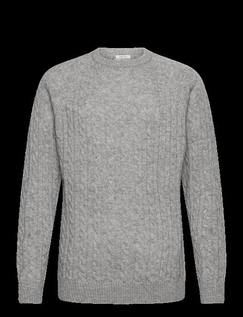 Lindbergh | Lambswool Raglan Cable O-Neck Knit | XL