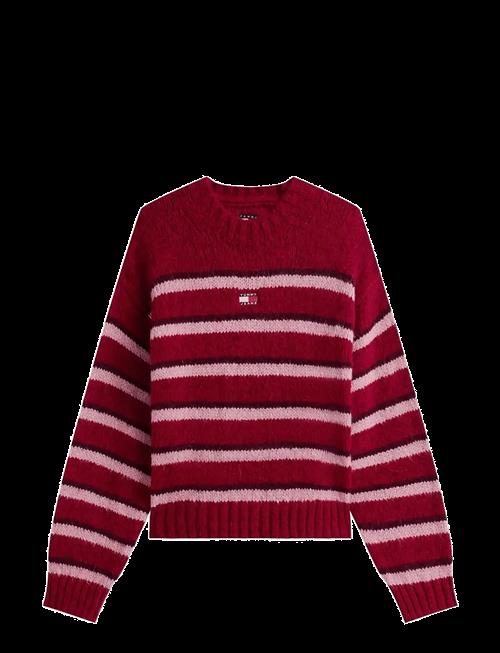 Tommy Jeans | Tjw Badge Stripe Fluffy Sweater | M