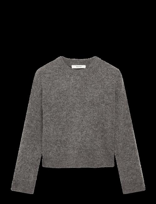 Selected | Slfsia Ras Ls Knit New O-Neck Noos | L