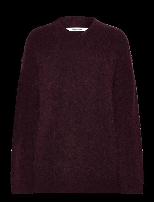 Selected | Slfsia Ras Ls Knit Long V-Neck Noos | XL