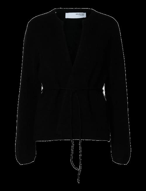 Selected | Slfsia Ras Ls Knit Belt Cardigan | M