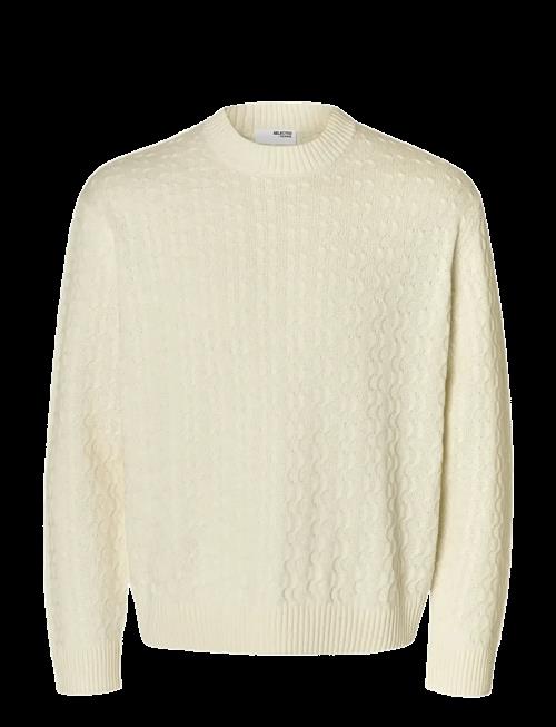 Selected | Slhphilip Ls Knit Relaxed Crew Neck | L