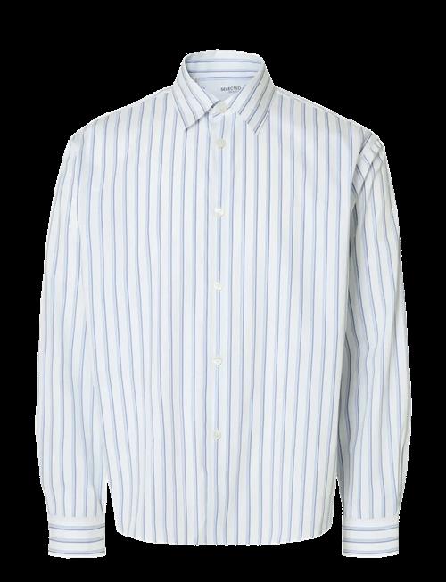 Selected | Slhrlxhenri Stripe Ls Shirt | XL