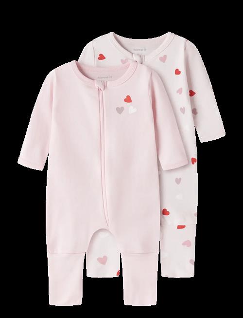 name it | Nbfnightsuit 2P Zip Ff Car. Heart Noos | 50