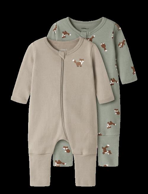 name it | Nbmnightsuit 2P Zip Ff Fox Noos | 62