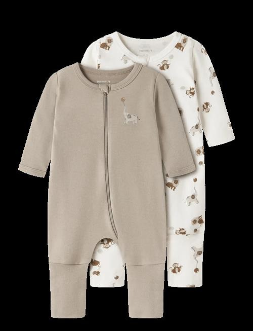name it | Nbnnightsuit 2P Zip Ff Animal Noos | 74