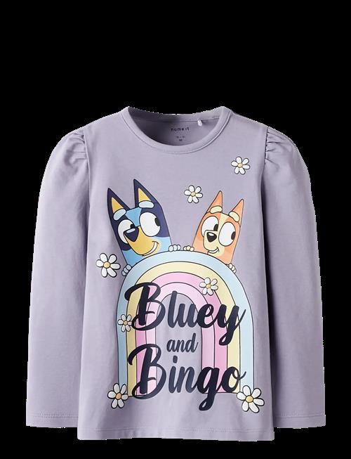 name it | Nmfjessie Bluey Ls Top Box Noos Sky | 122-128